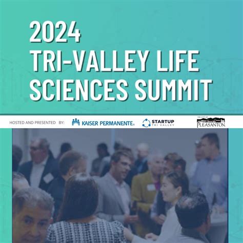 2024 TRI-VALLEY LIFE SCIENCES SUMMIT: https://lnkd.in/gP2UzwXR | James ...