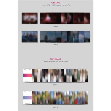 ENHYPEN Border Day One Mini Album Vol.1 Dusk version (Incl. Pre-order ...
