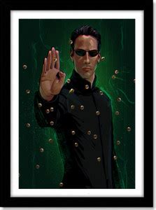 Matrix Movie Framed Poster With Acrylic Sheet For Room & Office Paper ...