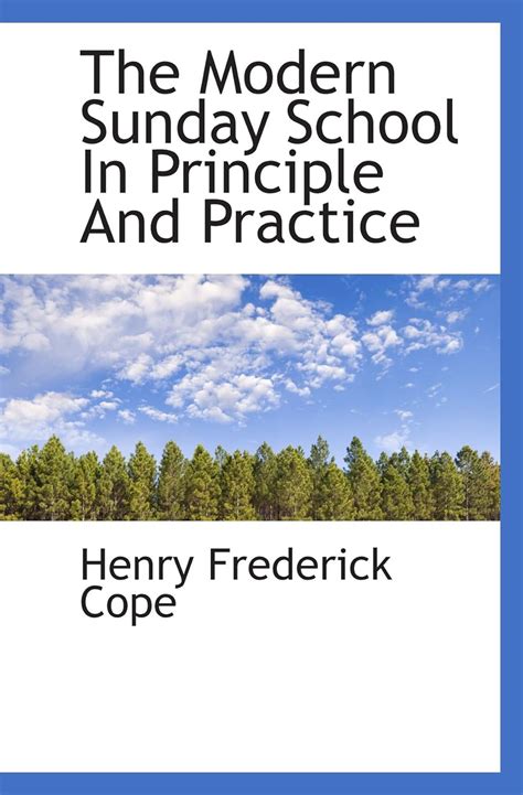 The Modern Sunday School In Principle And Practice : Amazon.in: Books