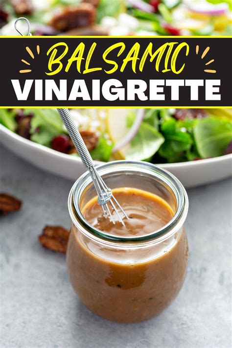 Balsamic Vinaigrette (Simple Recipe) - Insanely Good