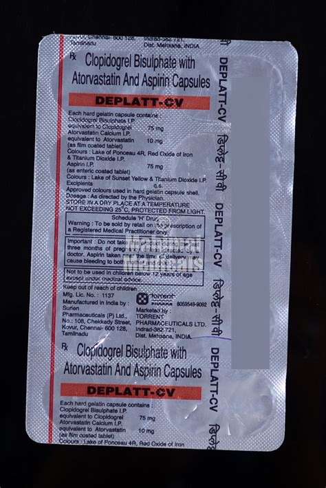 Deplatt-CV Capsule – MahimaiMedicals