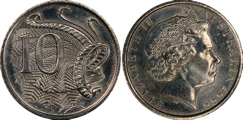 Coins and Australia - Ten cent 1999 - Australian decimal coins price ...