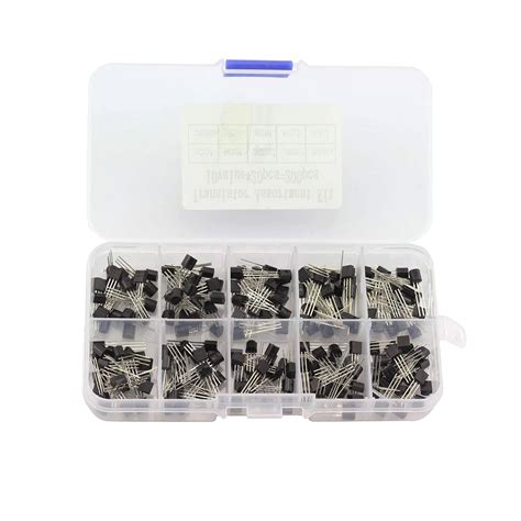 Transistor Kit 10 Value 200 Pieces NPN PNP Power – REES52