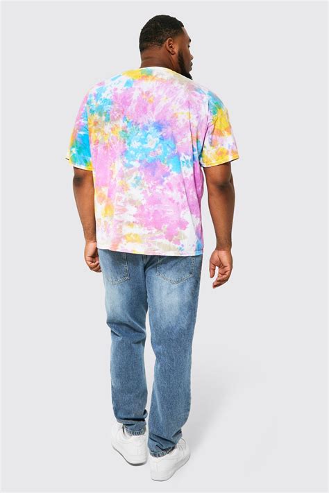 Mens plus tie dye chicago butterfly print t shirt multi xxxxl – Artofit