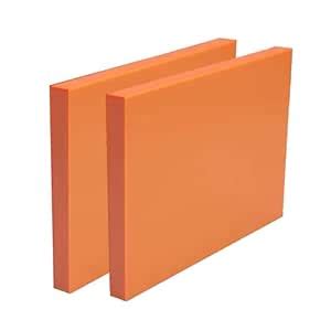 DFDPAXL 2 Pieces Orange Red Bakelite Phenolic Resin Sheet 100×100-200× ...