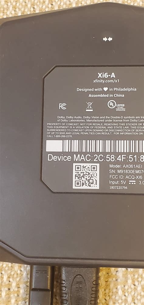 Xfinity Xi6 Cable Box 的图像结果