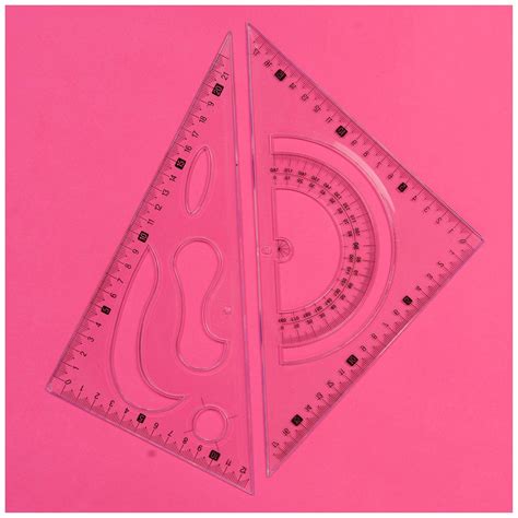 PRANSUNITA Set Squares Drafting Engineering, Architecture Rulers ...