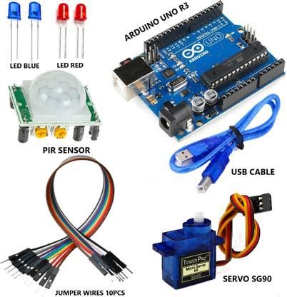 DENGINEERS PIR Motion sensing project with arduino UNO R3 for college ...