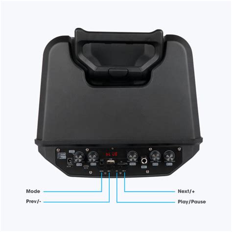 Zebronics Thump 200 Trolley Speaker - 28W, LED, MIC in