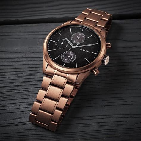 Buy Online Titan Neo Splash Quartz Multifunction Black Dial Stainless ...