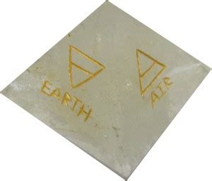 Plus Value Five Element Crystal With Symbol- Vastu correction Pyramid ...