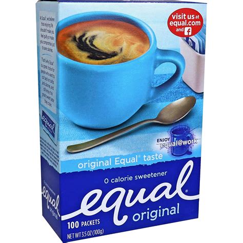 Merisant Buy Equal Sugar Substitute - 100 Packets Online India | Ubuy