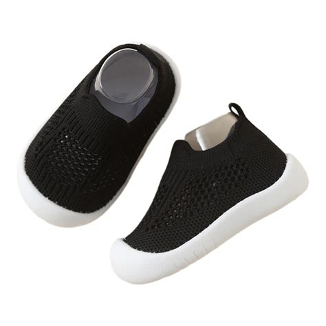Hstyle Baby Sock Shoes Toddler Walking Shoes Infant Non-Slip Slippers Soft Rubber Sole Sneakers for