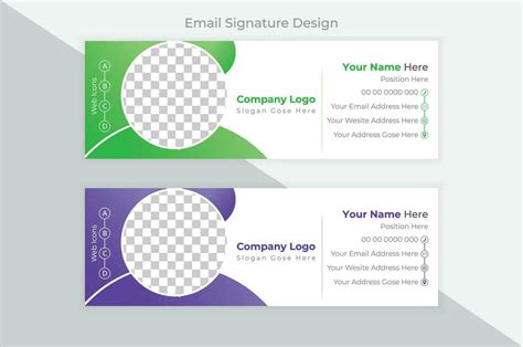 Image result for Email Signature Layout Rectangular Logo