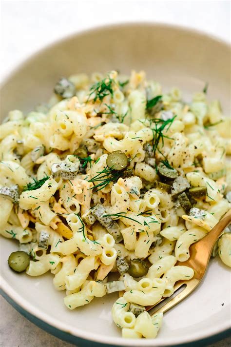 Vegan dill pickle pasta salad – Artofit