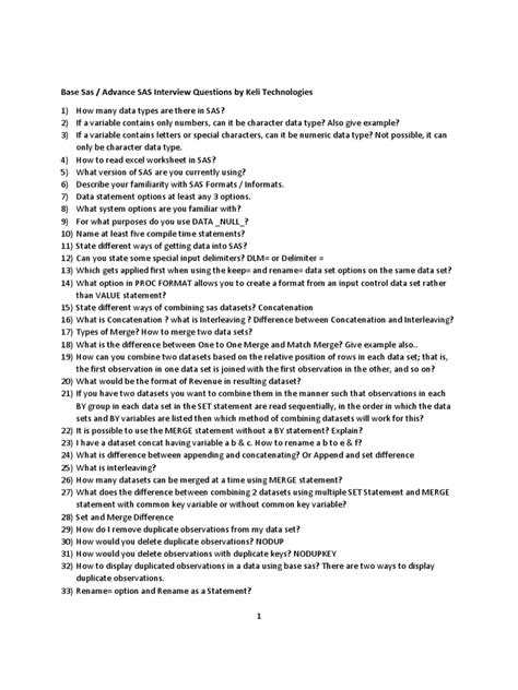 Image result for SAS Programming Interview Questions