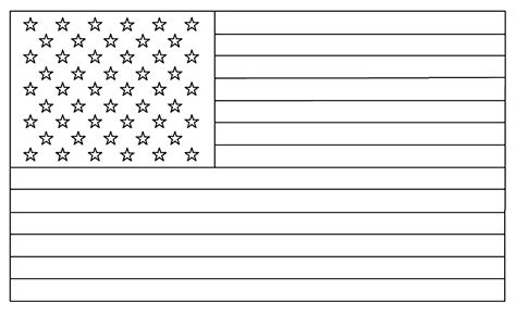 Printable United States Flag
