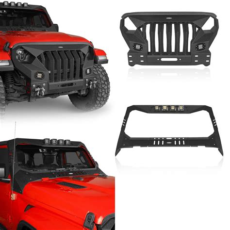 Hooke Road Madmax Front Bumper And Windshield Visor Cowl Cover ...