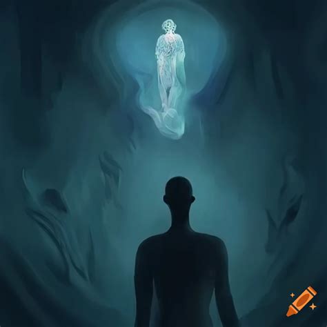 Digital artwork depicting soul and spirit guides on Craiyon