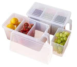 Buy Stysol Fridge Storage Boxes 5 Liter Container for Kitchen Storage ...