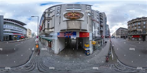 360° view of The Wall Museum, at Checkpoint Charlie, Berlin, Germany ...