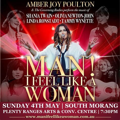SOUTH MORANG - Man! I Feel Like A Woman - Amber Joy Poulton, Plenty ...