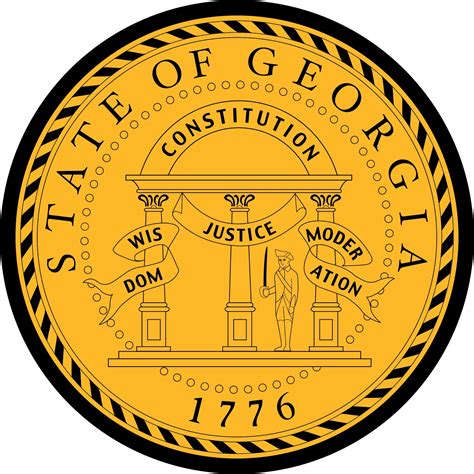 Great-Seal-of-State-of-Georgia-Mouse-Pad | Government Service Agency ...