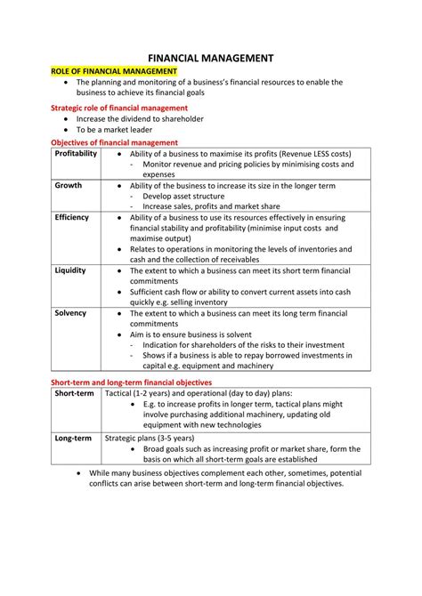 Image result for Financial Management Notes Class 12 PDF