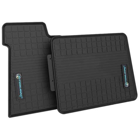 Floor Mat Set W/ Grooved Design & Channeled Edges For Peterbilt 2004 to ...