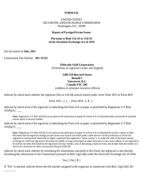 Note: RegulationS-T Rule101(b)(7) only permits the submission in paper ...
