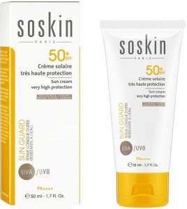 SOSKIN Sunscreen - SPF 50 PA+ Face Suncream Spf50 + Very High ...