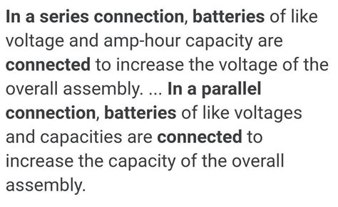 what is difference between series and parallel connection - Brainly.in