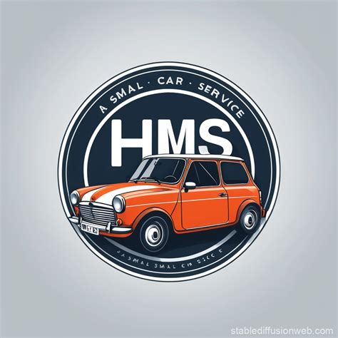 Small Car Service Logo HMS | Stable Diffusion Online