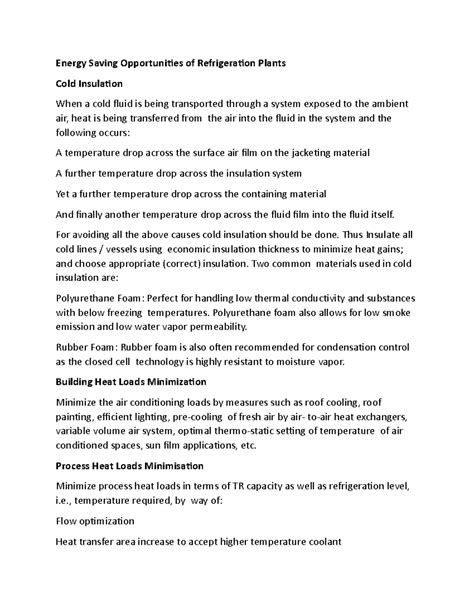 Waste Heat Recovery - Refrigeration Energy Efficiency Lecture Notes ...
