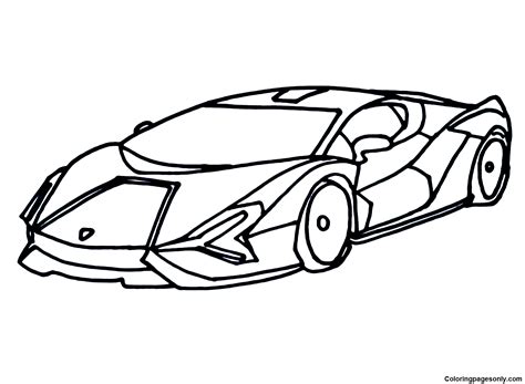 Plus de 40 coloriages Lamborghini – Coloriages gratuits à imprimer en ...