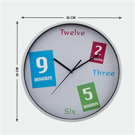 Buy Corsica Irwin Wall Clock - 30cm from Corsica by Home Centre at just ...