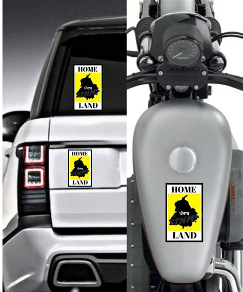 Home Land Punjab Stickers Pack of 6 (8,5 & 3 inch) | I Love My Homeland ...