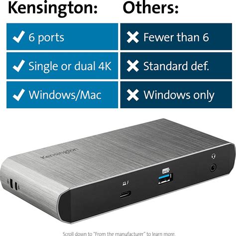 Kensington Thunderbolt™ 3 and USB-C Dual 4K India | Ubuy