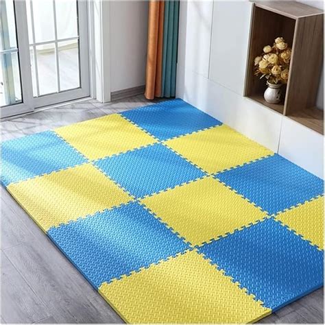 SIGNATRON 20mm Thick Exercise Mat Tiles, Gym Floor Mat Rubber ...