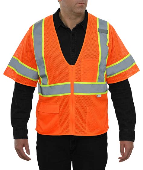 High Visibility Orange Safety Vests – Reflective Apparel Inc