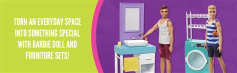 Barbie Ken Doll & Laundry Playset : Amazon.in: Toys & Games