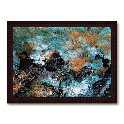 Tamatina Wooden TeXture Framed Canvas Paintings | Sunset | Home ...