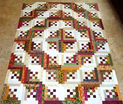 Image result for Log Cabin Quilt Block Pattern 12