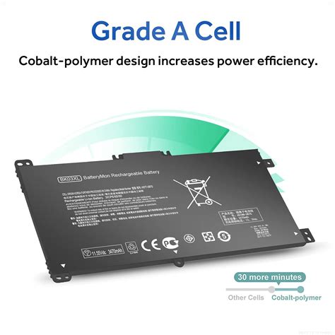 BatteryMon BK03XL Battery for HP Pavilion X360 14 14m Series India | Ubuy