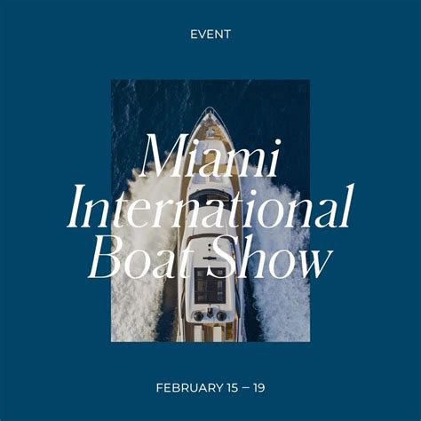 Miami International Boat Show 2023, 1 Herald Plz, Miami, FL 33132-1609 ...