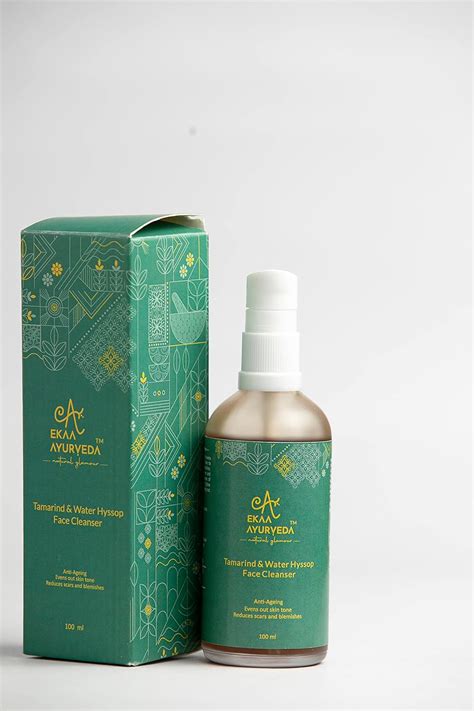 Tamarind and Water Hyssop Face Cleanser - Anti Aging Face Wash - Herbal ...