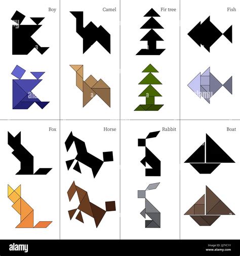 Image result for Tangram Puzzles Design