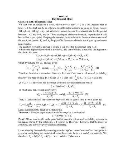 Image result for Binomial Model Delta