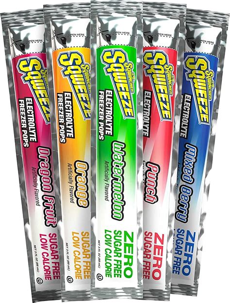 Amazon.com: Sqwincher Sqweeze: Electrolyte Replenishing Freezer Pops ...